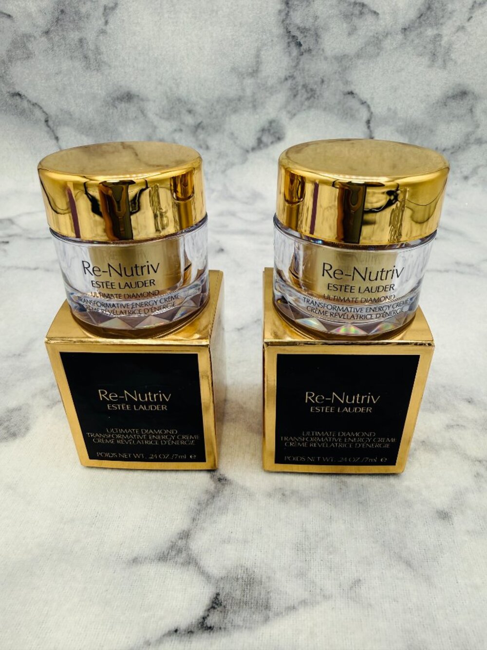 Estee Lauder Skincare Set-Re-Nutriv Ultimate Diamond Energy Cream7ml-2pc-BOX-NEW - Picture 2 of 15